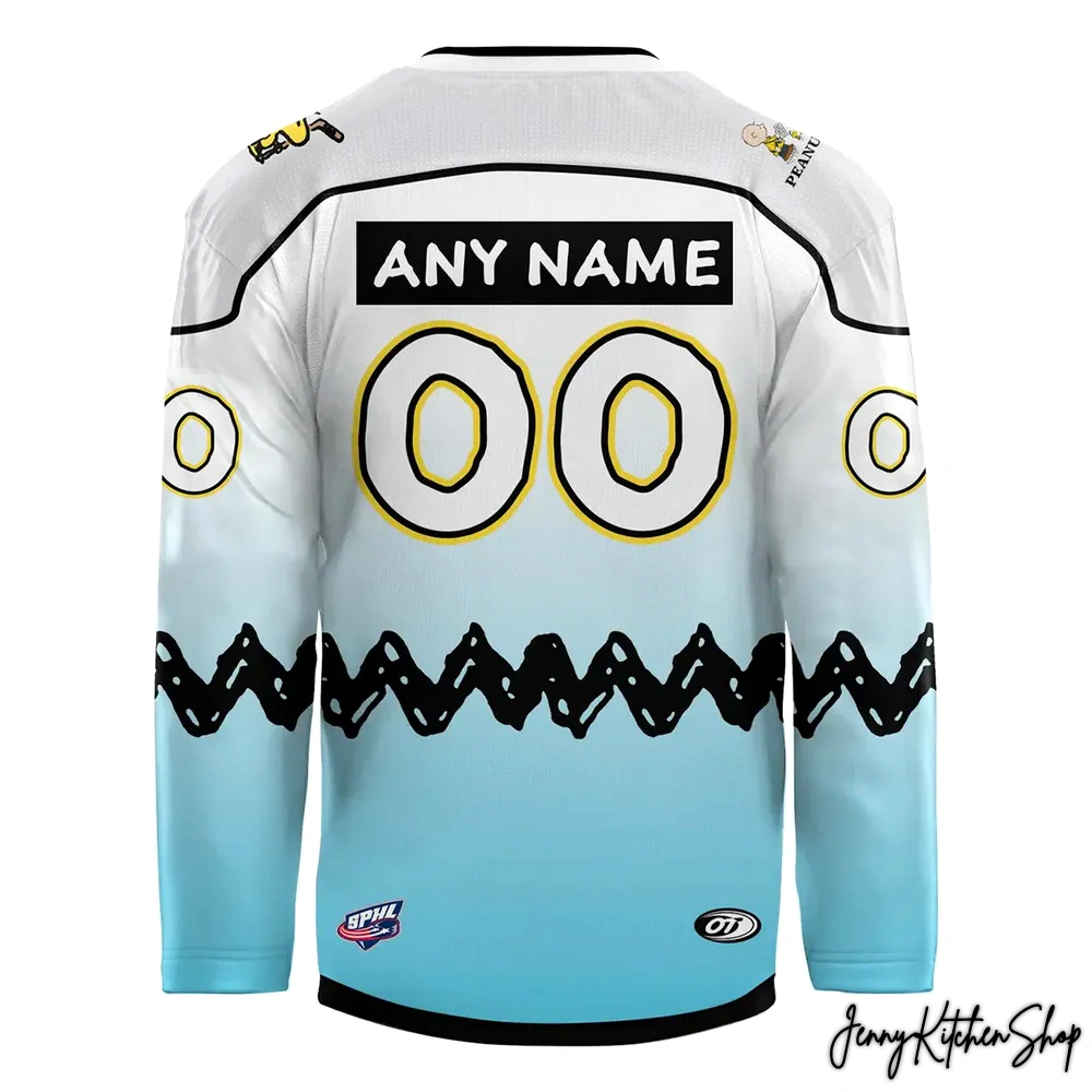 Knoxville Ice Bears Peanuts Night Limited Hockey Jersey