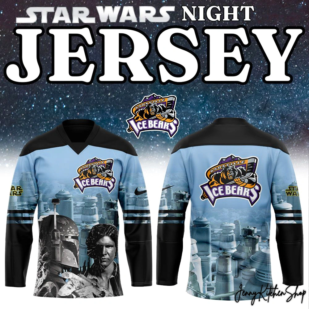 Knoxville Ice Bears Star Wars Night 2026 Hockey Jersey
