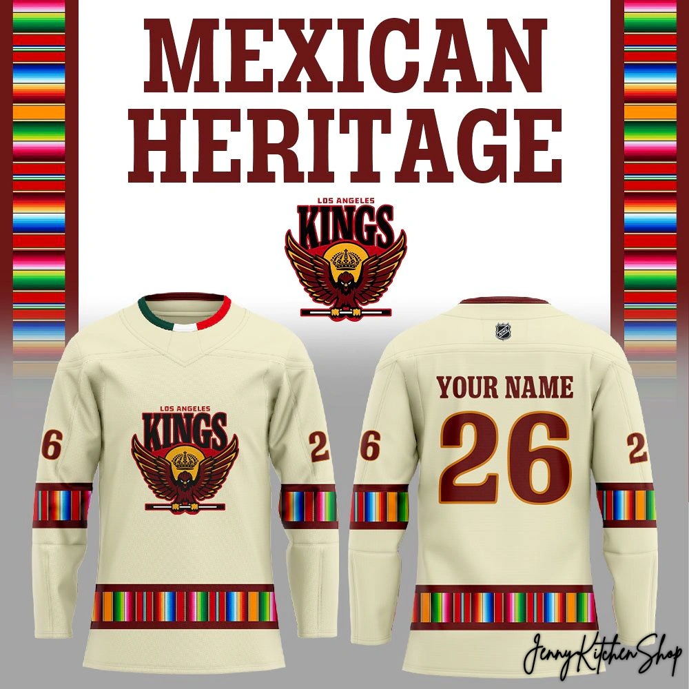 Los Angeles Kings 2025 Mexico Heritage Hockey Jersey