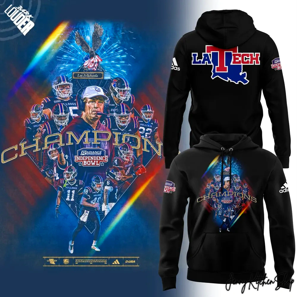 Louisiana Tech Bulldogs Independence Bowl Champions T-Shirt, Hoodie