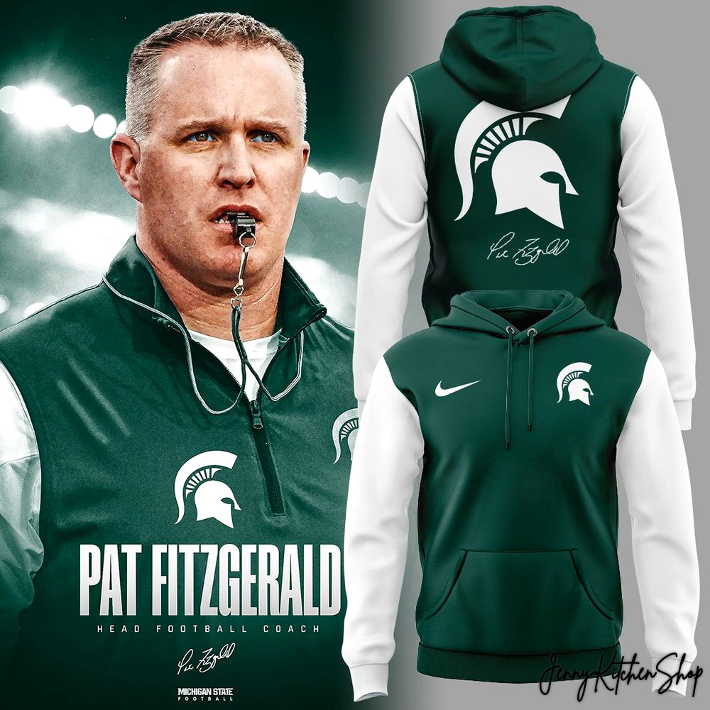 Michigan State Spartans x Coach Jonathan Smith 2025 Hoodie