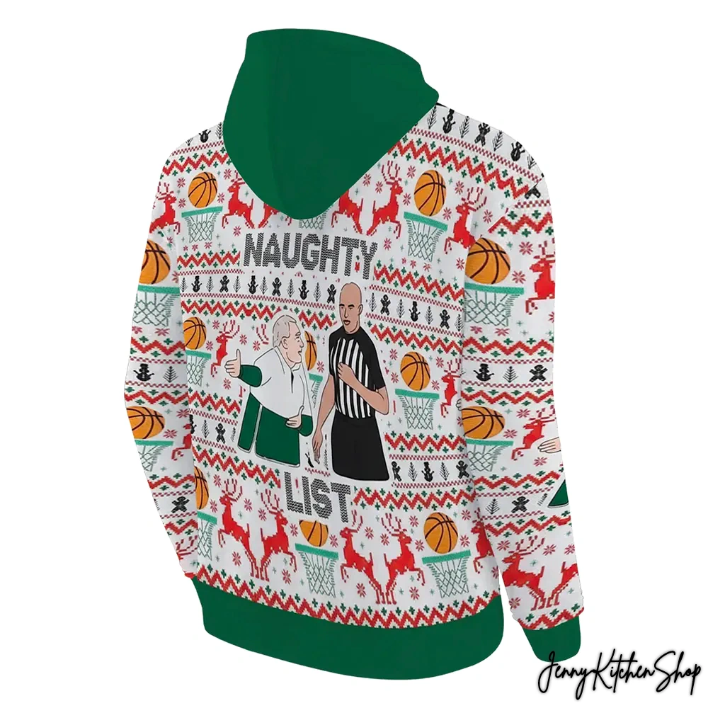 Michigan State Tom Izzo Naughty List Hoodie