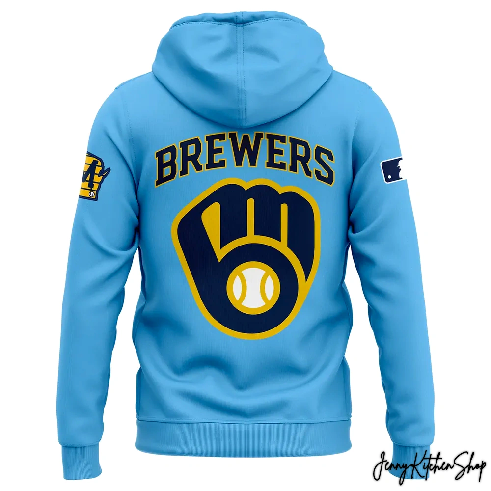 Milwaukee Brewers 2025 Powder Blue Hoodie