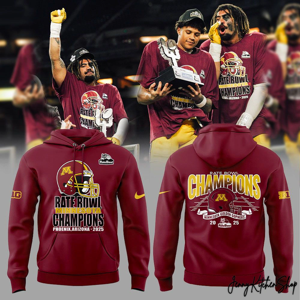 Minnesota Golden Gophers 2025 Champions Rate Bowl Shirt, Hoodie