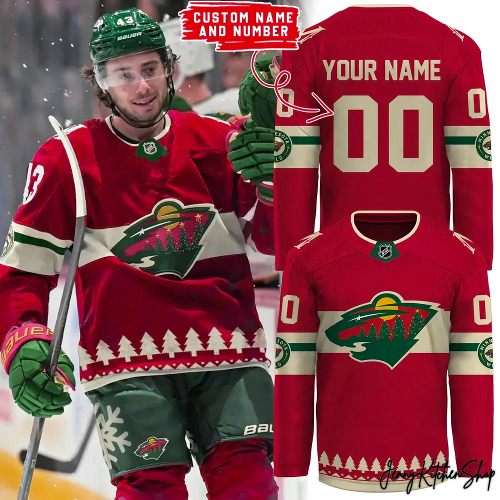 Minnesota Wild Christmas Hockey Jersey