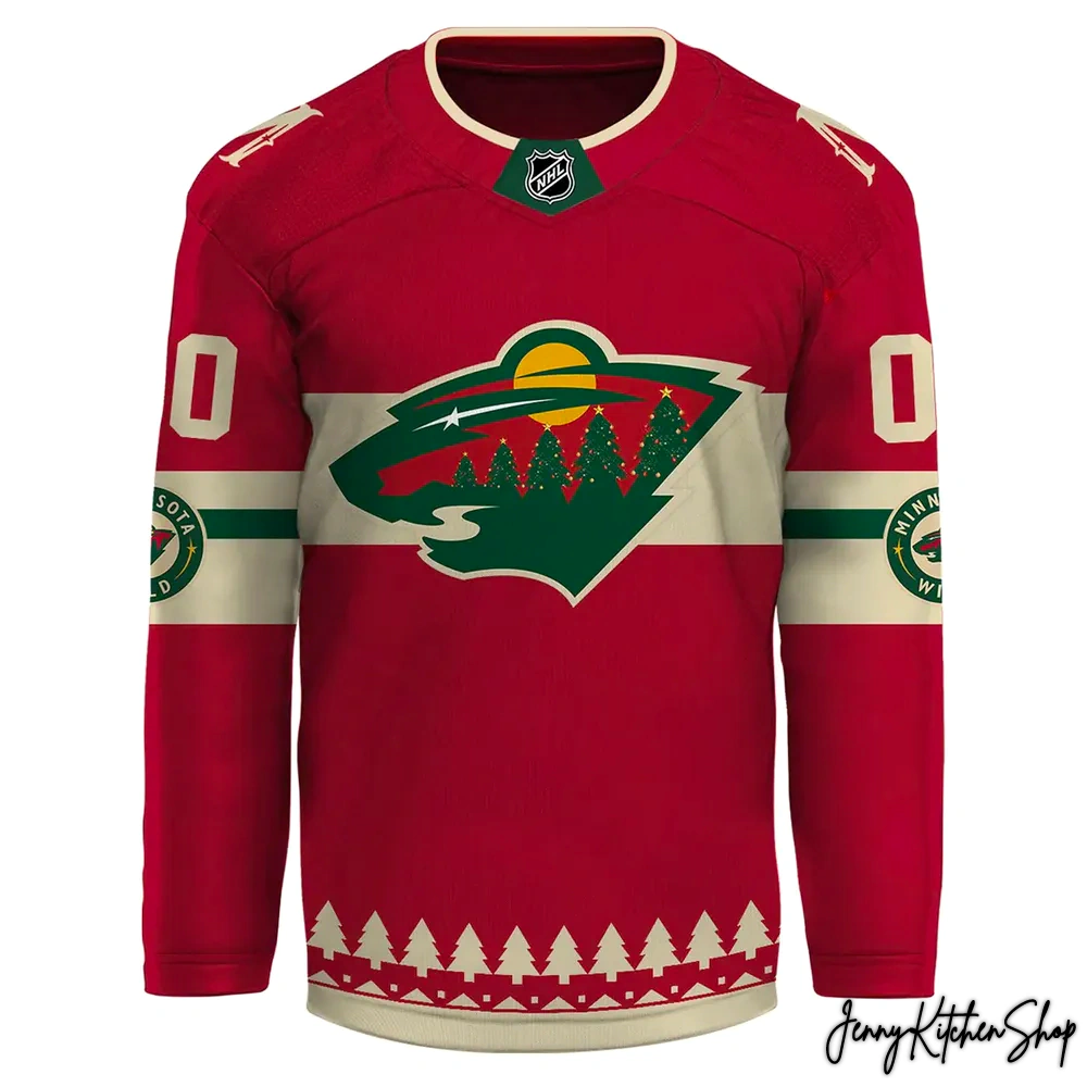 Minnesota Wild Christmas Hockey Jersey