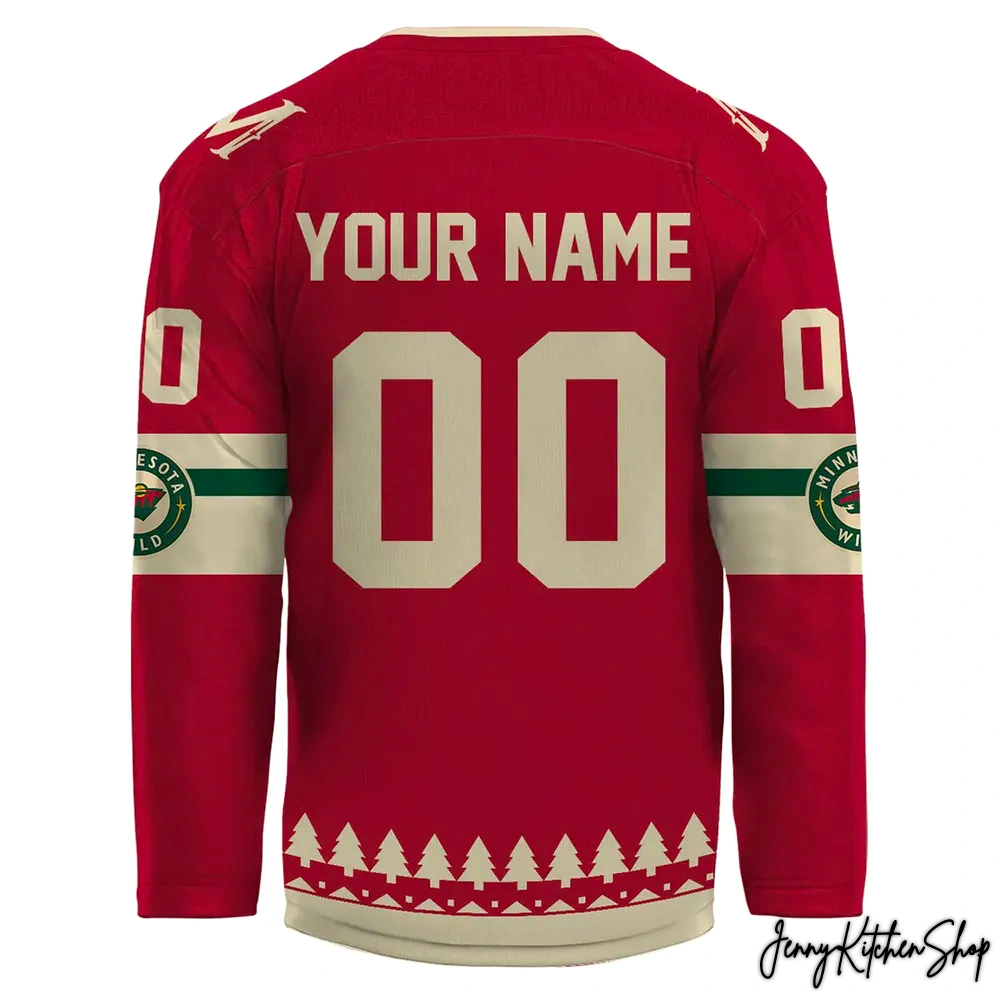 Minnesota Wild Christmas Hockey Jersey