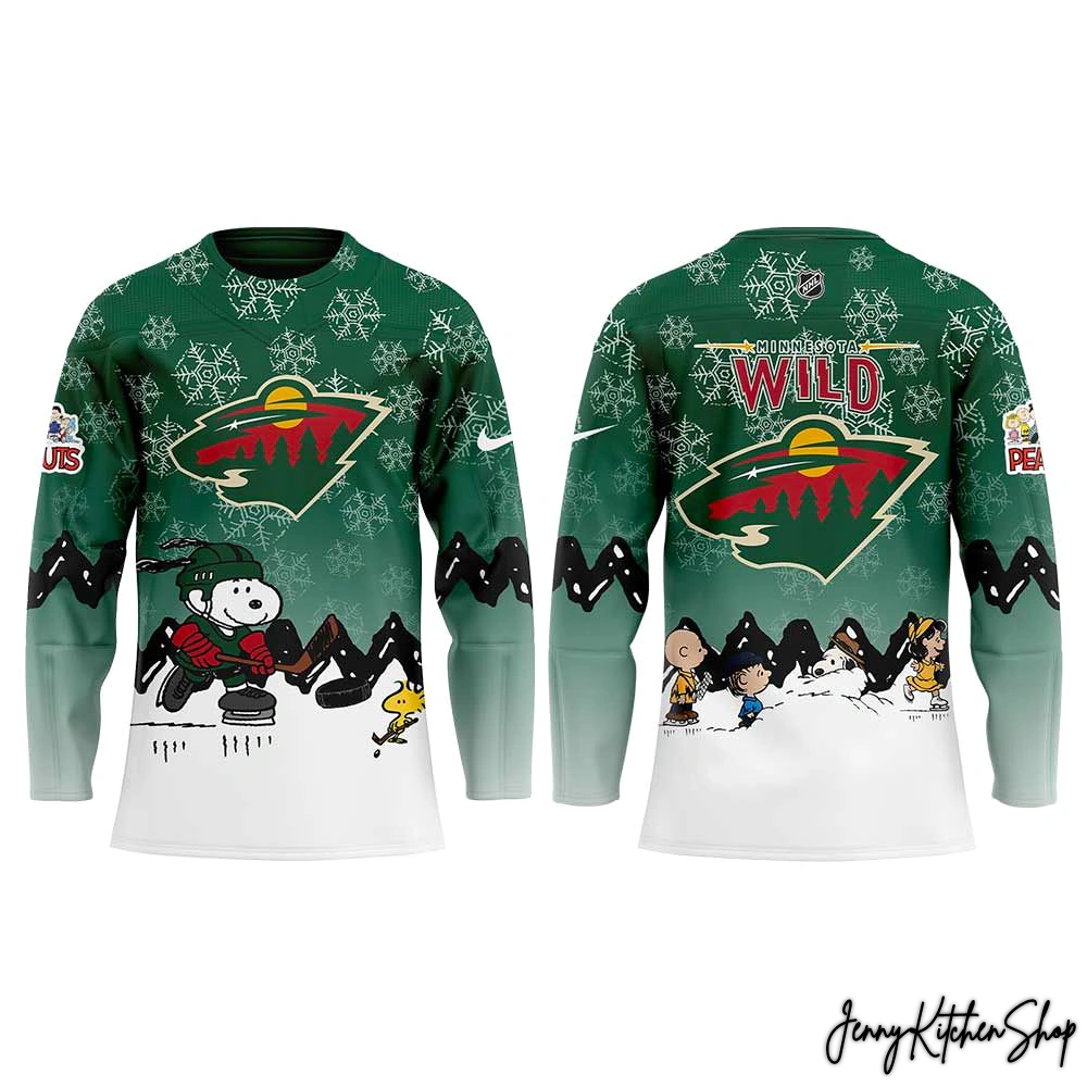 Minnesota Wild Peanuts Winter Hockey Jersey