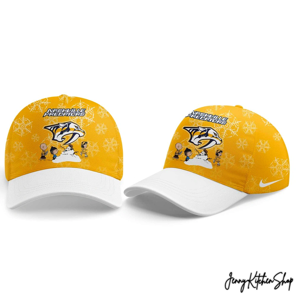 Nashville Predators Peanuts Winter Hockey Jersey