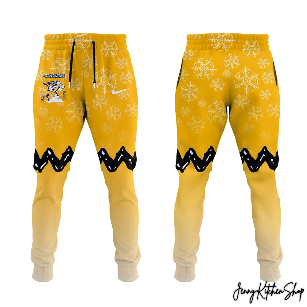 Nashville Predators Peanuts Winter Hockey Jersey