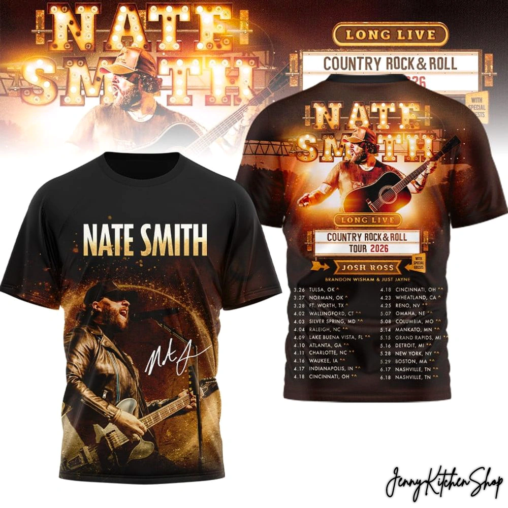 Nate Smith Country Tour 2026 T-Shirt
