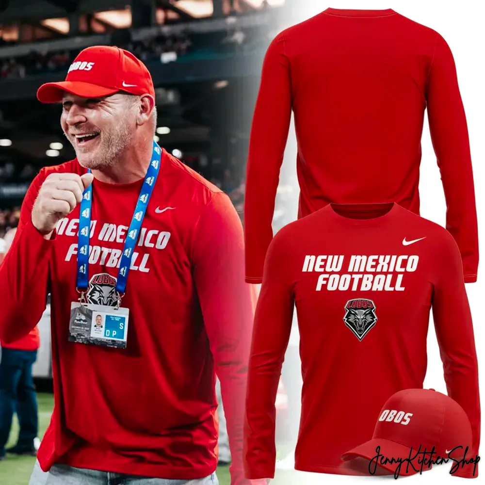 New Mexico Football x Coach Jason Eck Limited Long Sleeve Shirt