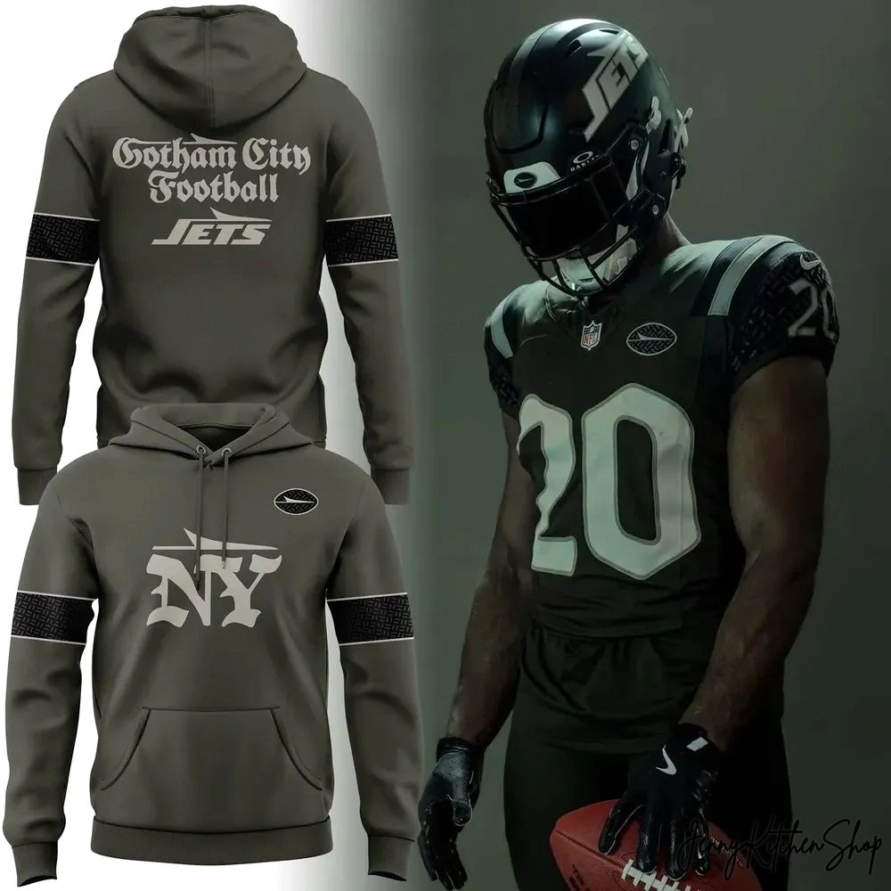 New York Jets Gotham City Football 2025 Hoodie