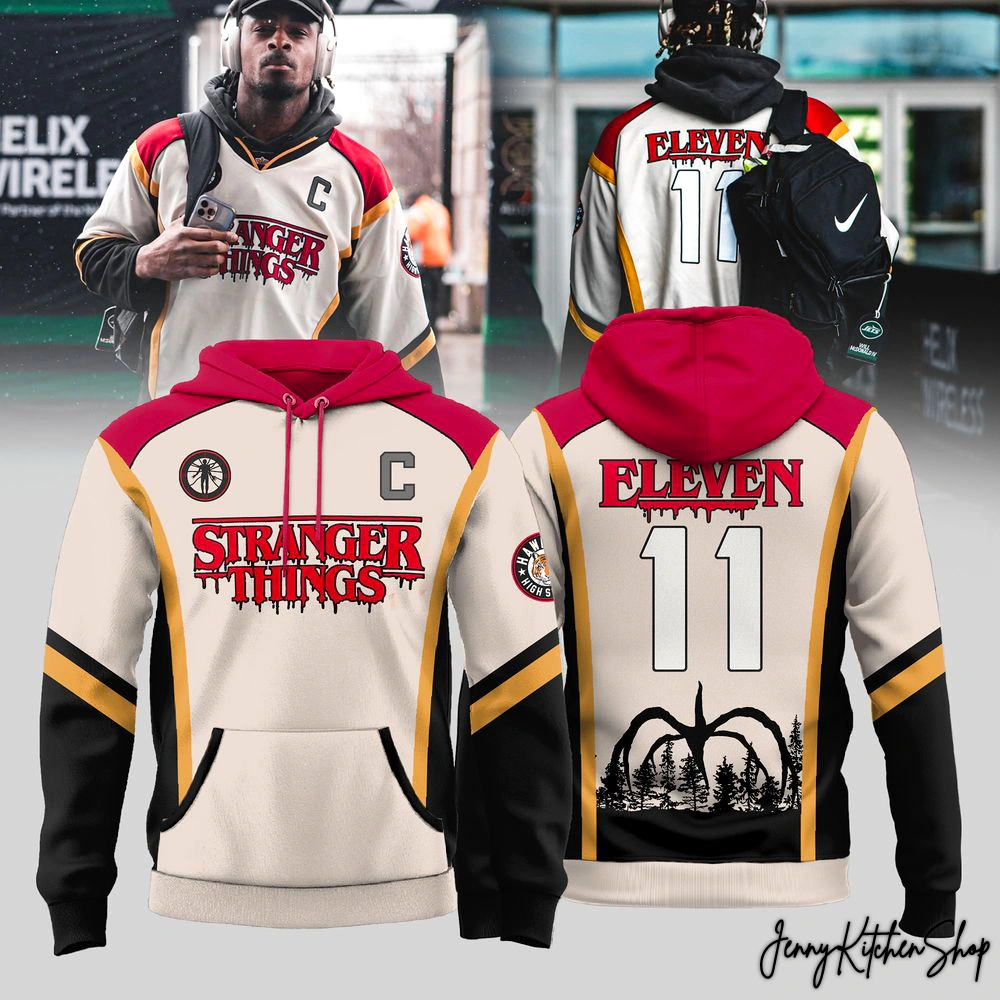 New York Jets Stranger Things 2025 Hoodie