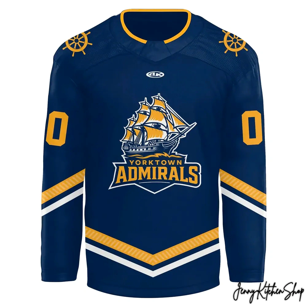 Norfolk Admirals Yorktown Night 2025-26 New Hockey Jersey
