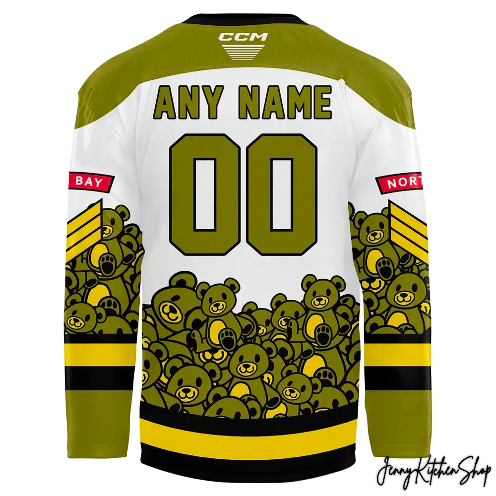 North Bay Battalion Teddy Bear Toss Limited Hockey Jersey