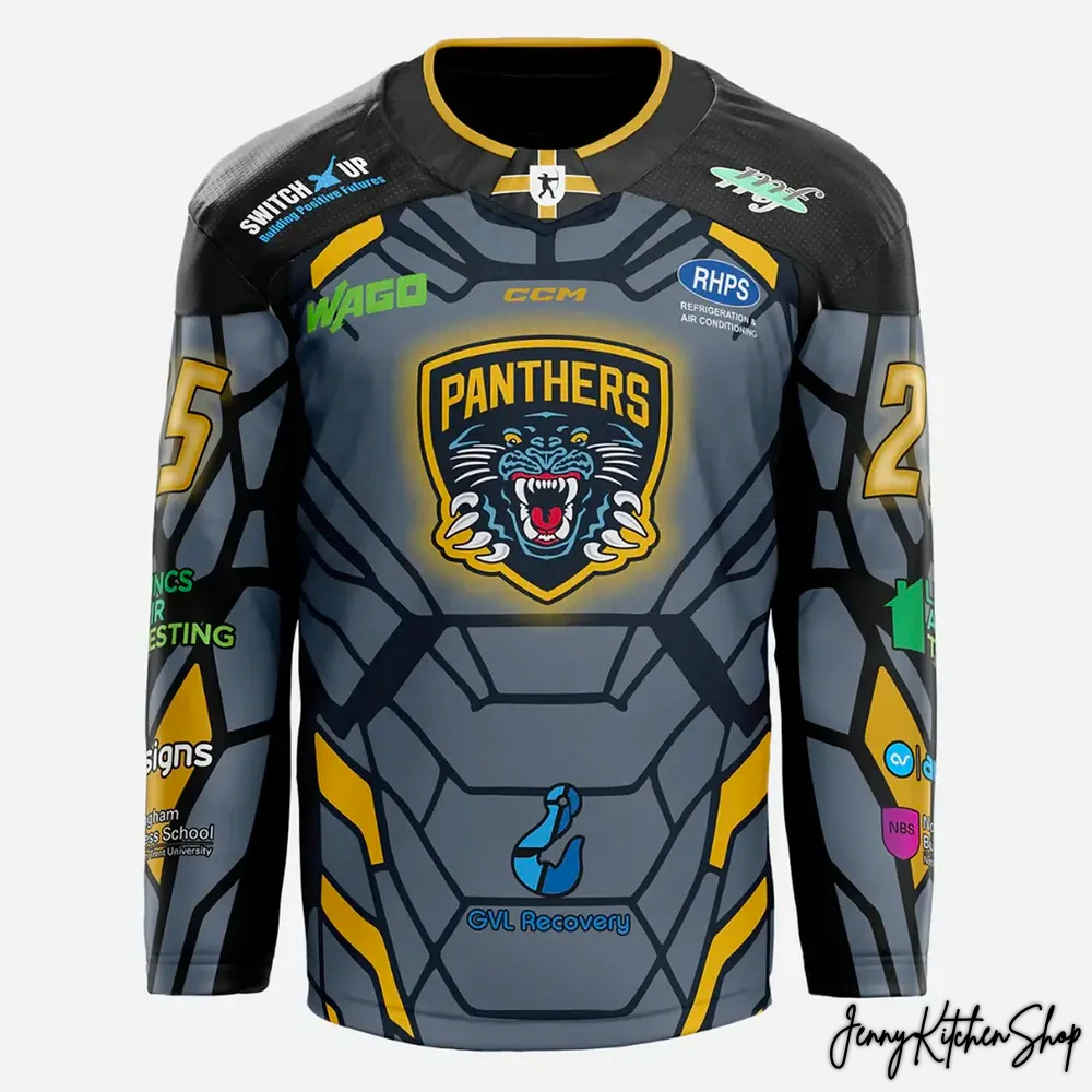 Nottingham Panthers 2026 Super Hero Limited Hockey Jersey