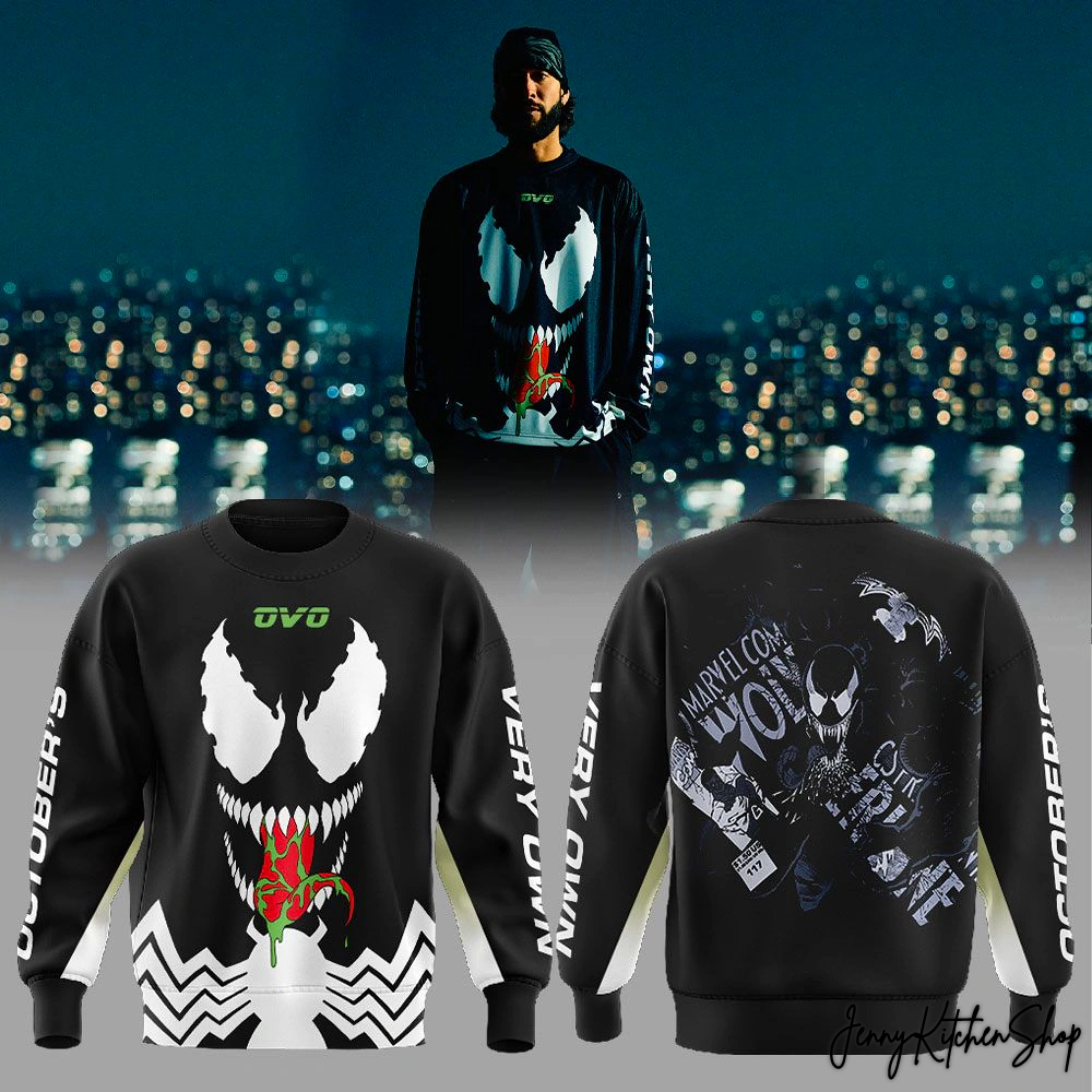 Octobers Very Own x Venom For Fans Collection Hoodie, Sweatshirt