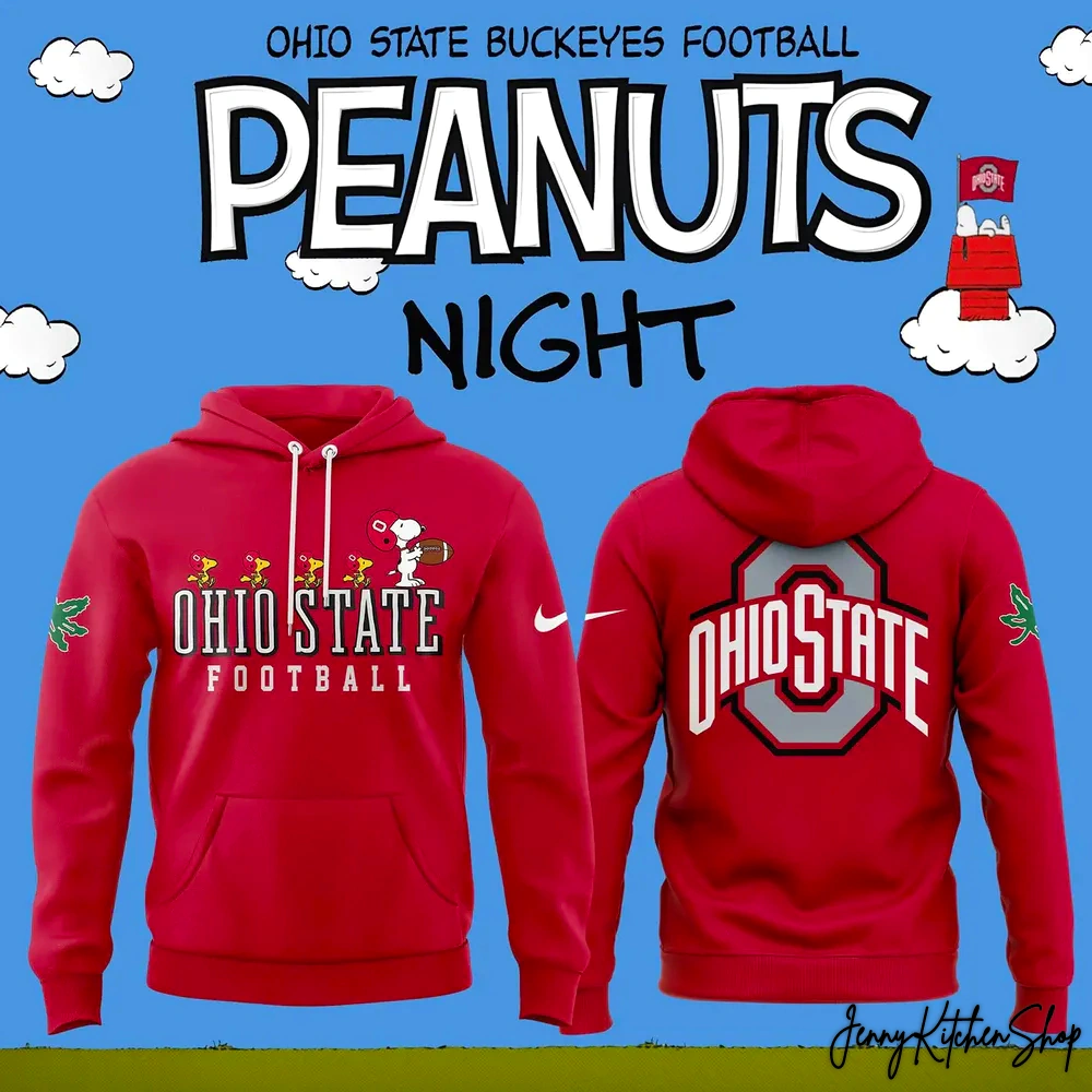 Ohio State Buckeyes Football x Peanuts Night 2025 Hoodie