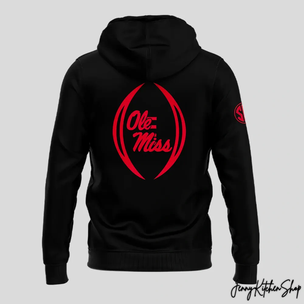 Ole Miss Football Sip Made Black Hoodie