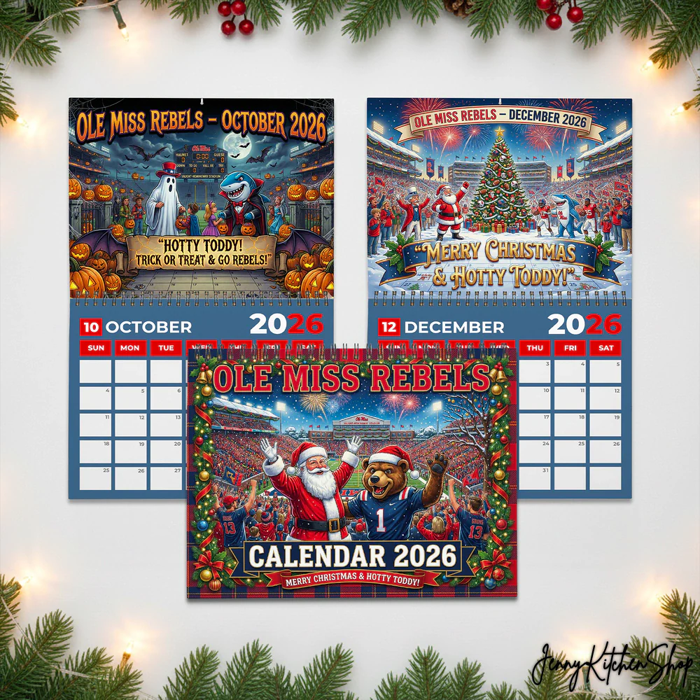 Ole Miss Rebels 2026 New Calendar