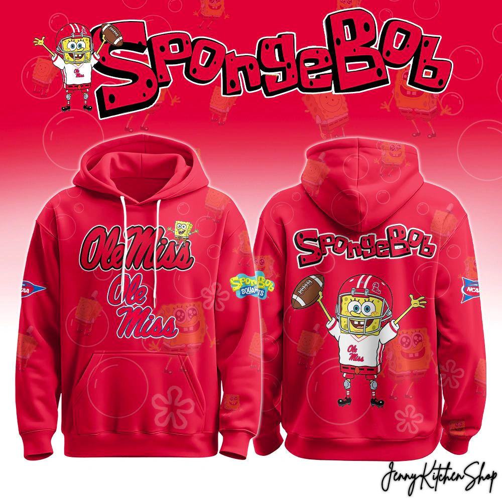 Ole Miss Rebels x SpongeBob Limited Hoodie