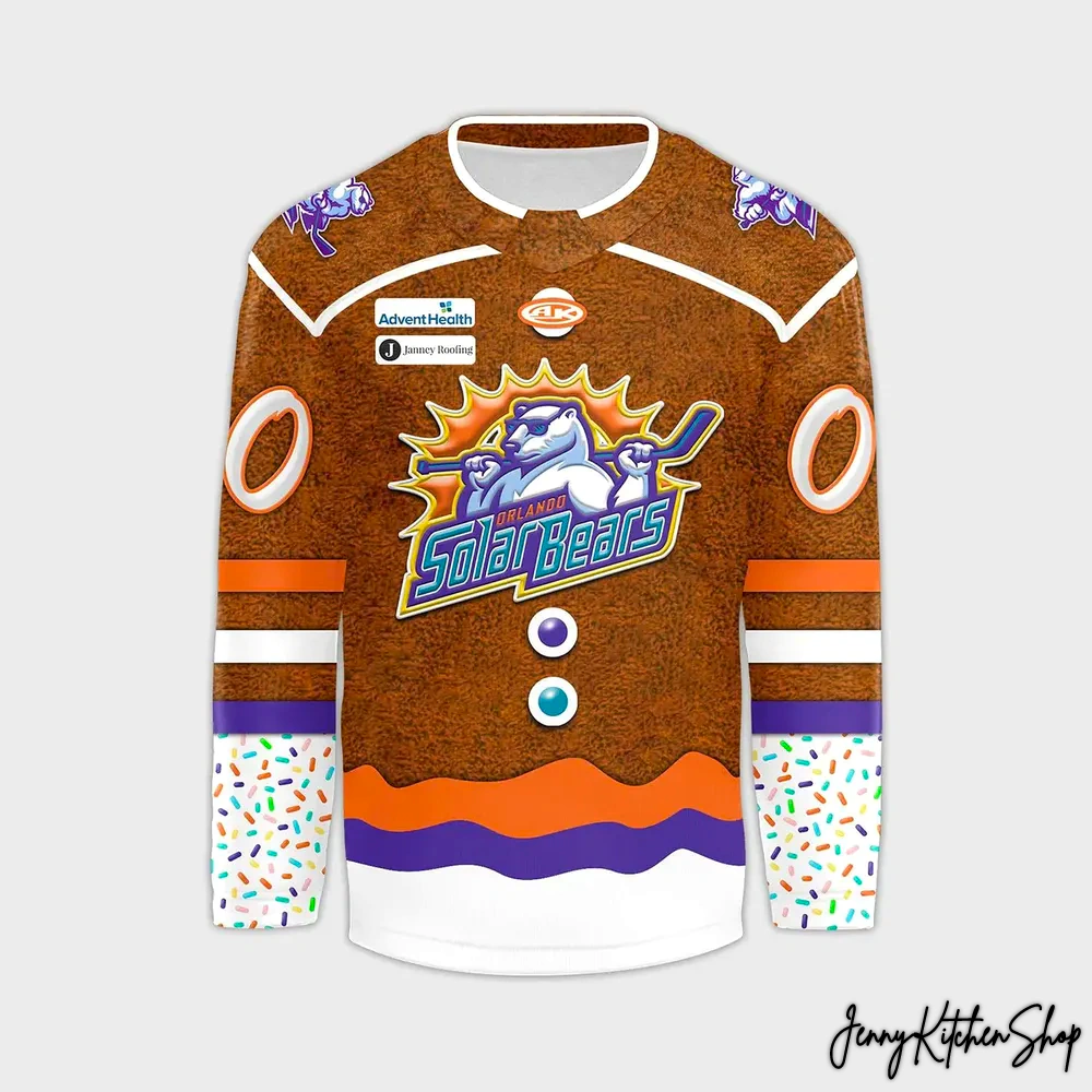 Orlando Solar Bears Teddy Bear Toss Hockey Jersey