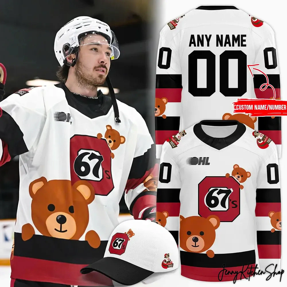 Ottawa 67's Teddy Bear Toss Hockey Jersey