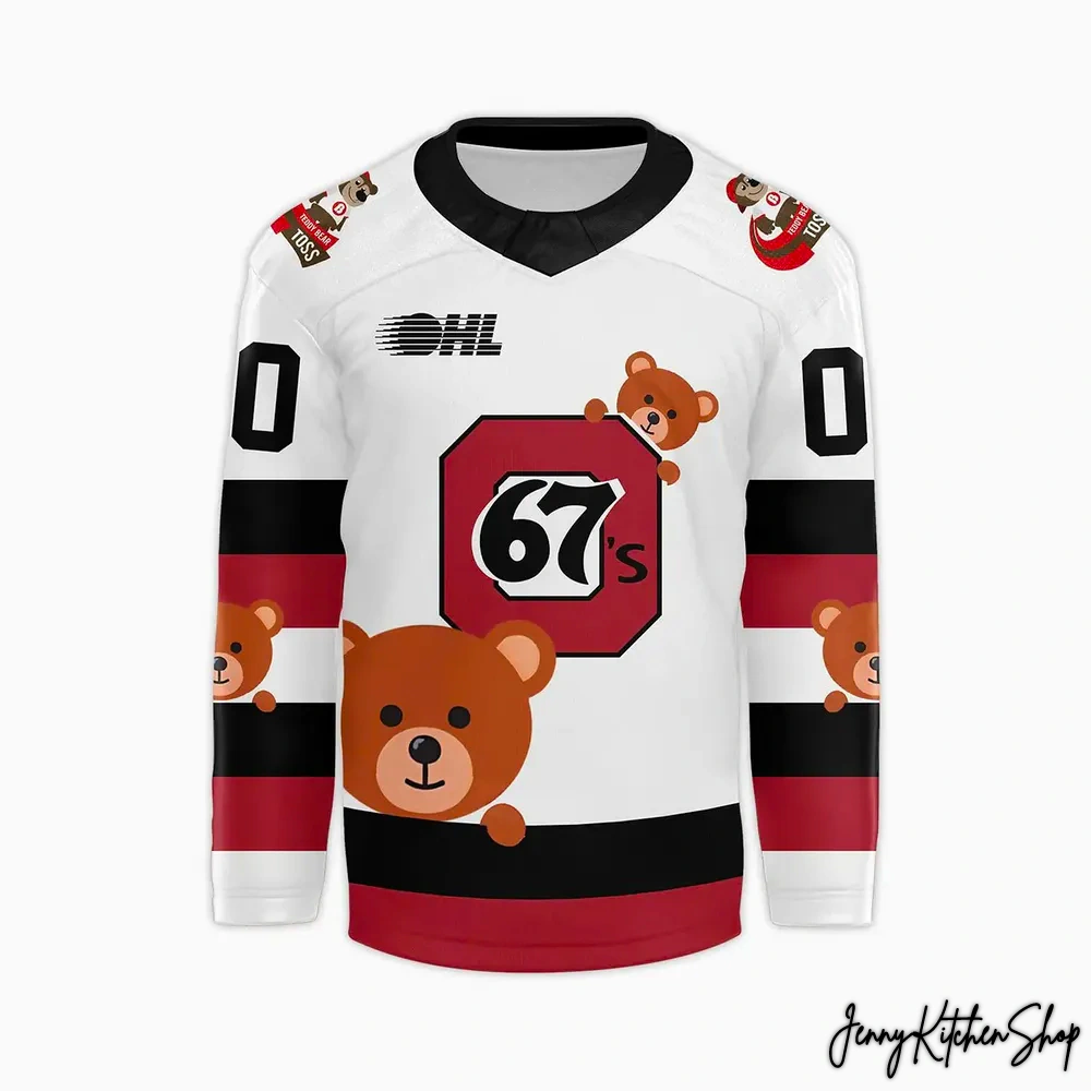 Ottawa 67's Teddy Bear Toss Hockey Jersey