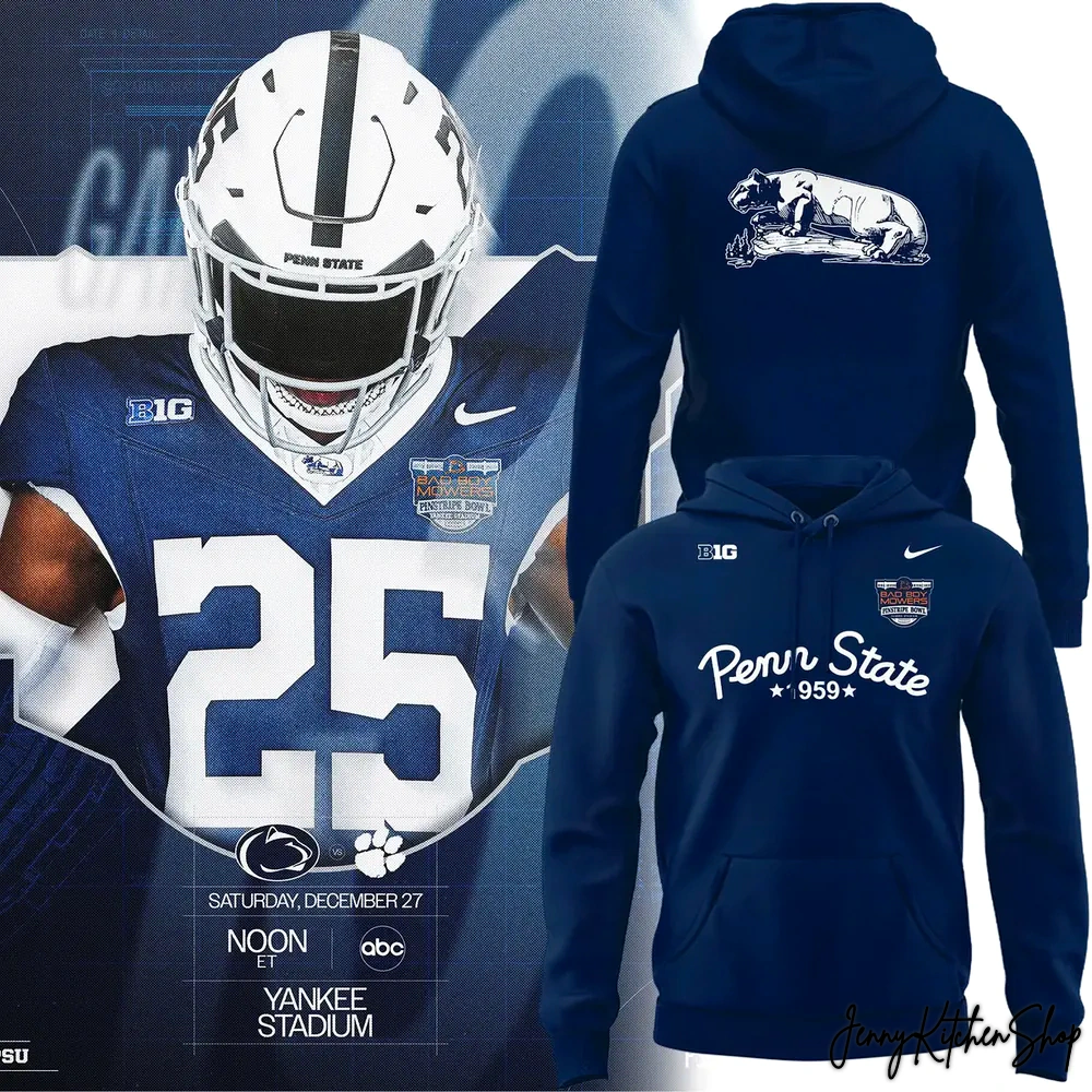 Penn State 1959 Bad Boy Mowers Pinstripe Bowl Shirt