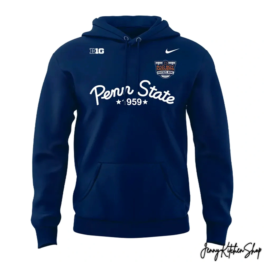Penn State 1959 Bad Boy Mowers Pinstripe Bowl Shirt