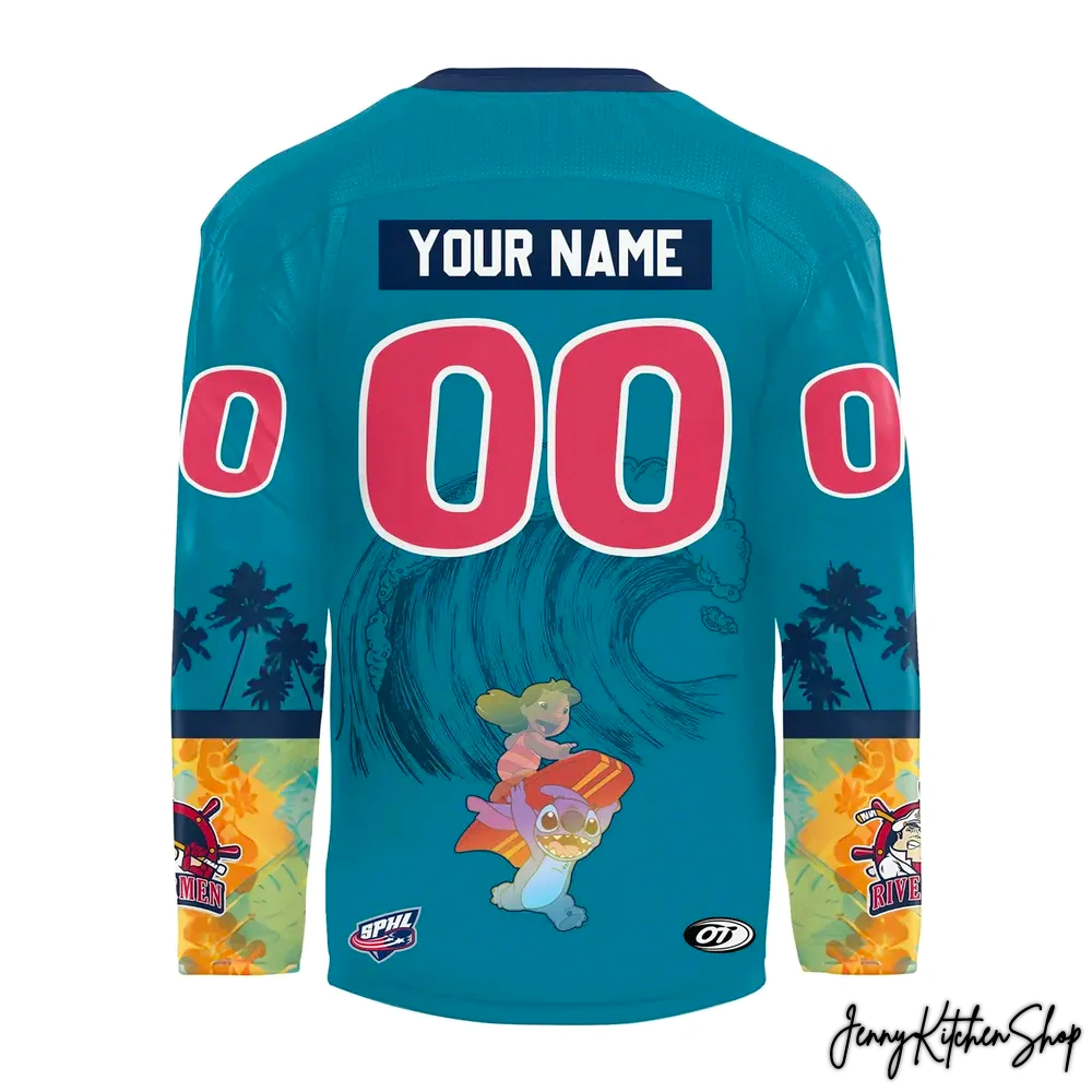 Peoria Rivermen Disney Ohana Night Hockey Jersey