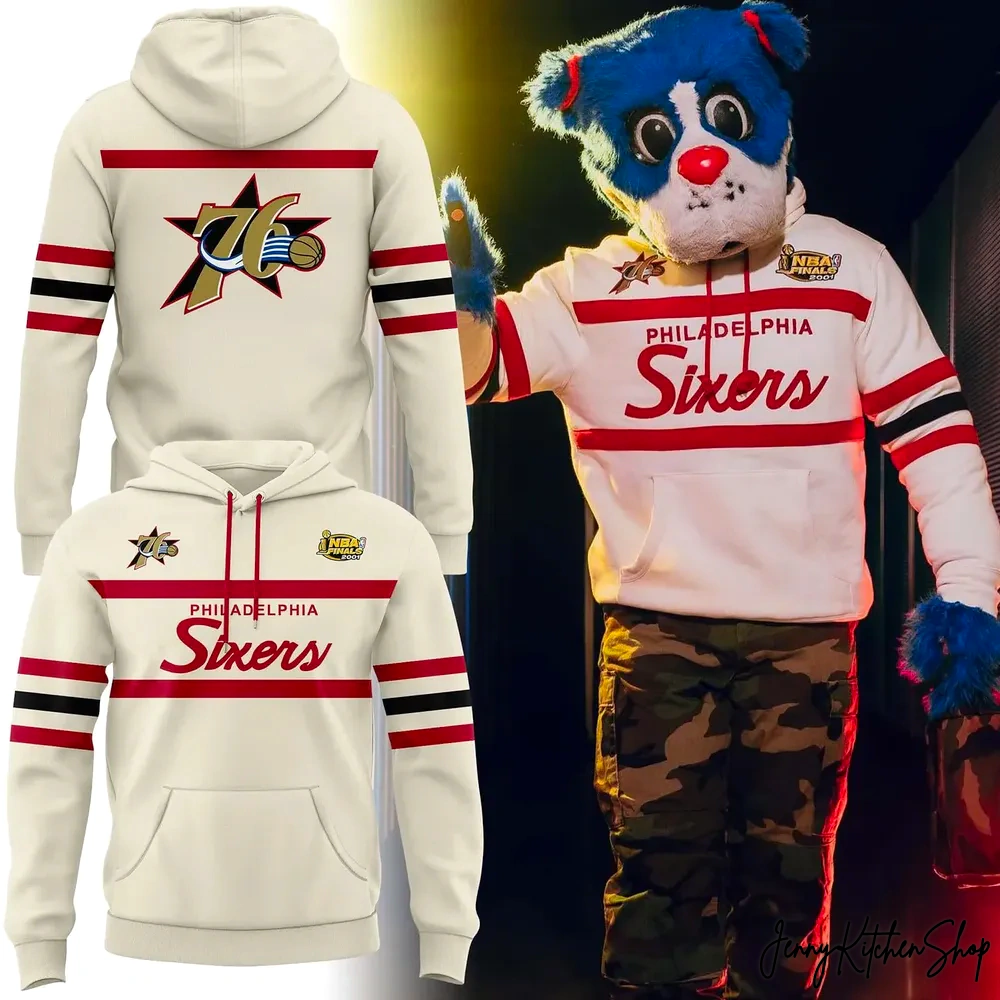Philadelphia 76ers Sixers Hardwood Classics Hoodie