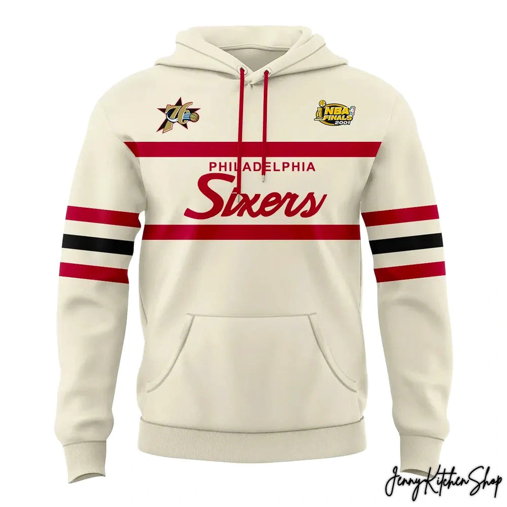Philadelphia 76ers Sixers Hardwood Classics Hoodie