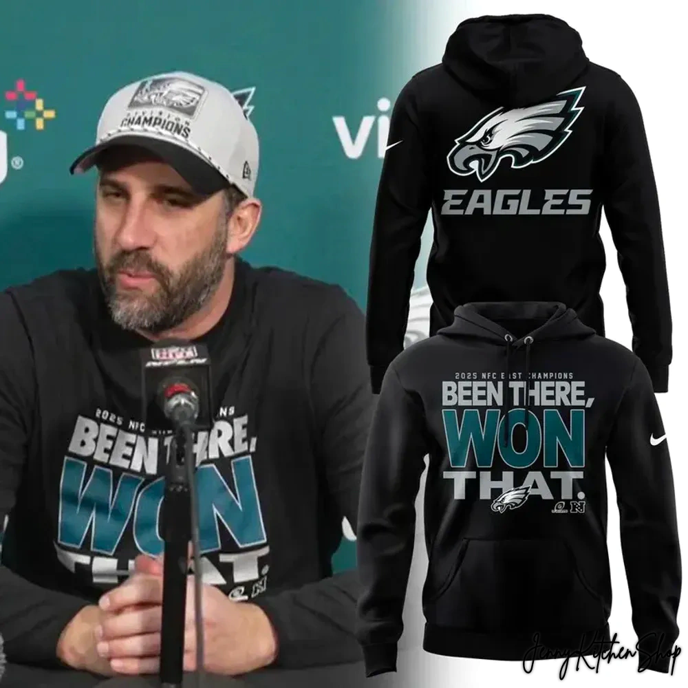 Philadelphia Eagles 2025 Champion Been There Won That Hoodie