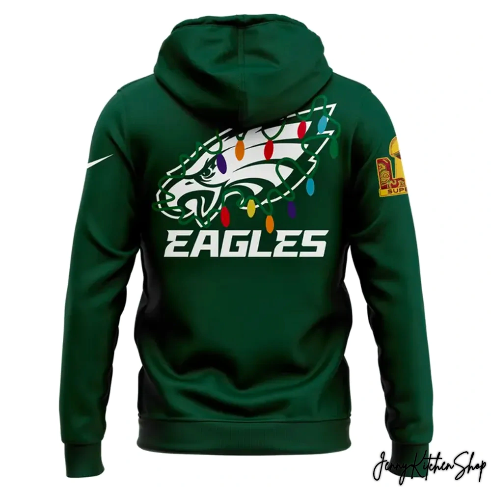 Philadelphia Eagles 2025 Merry Christmas New Hoodie