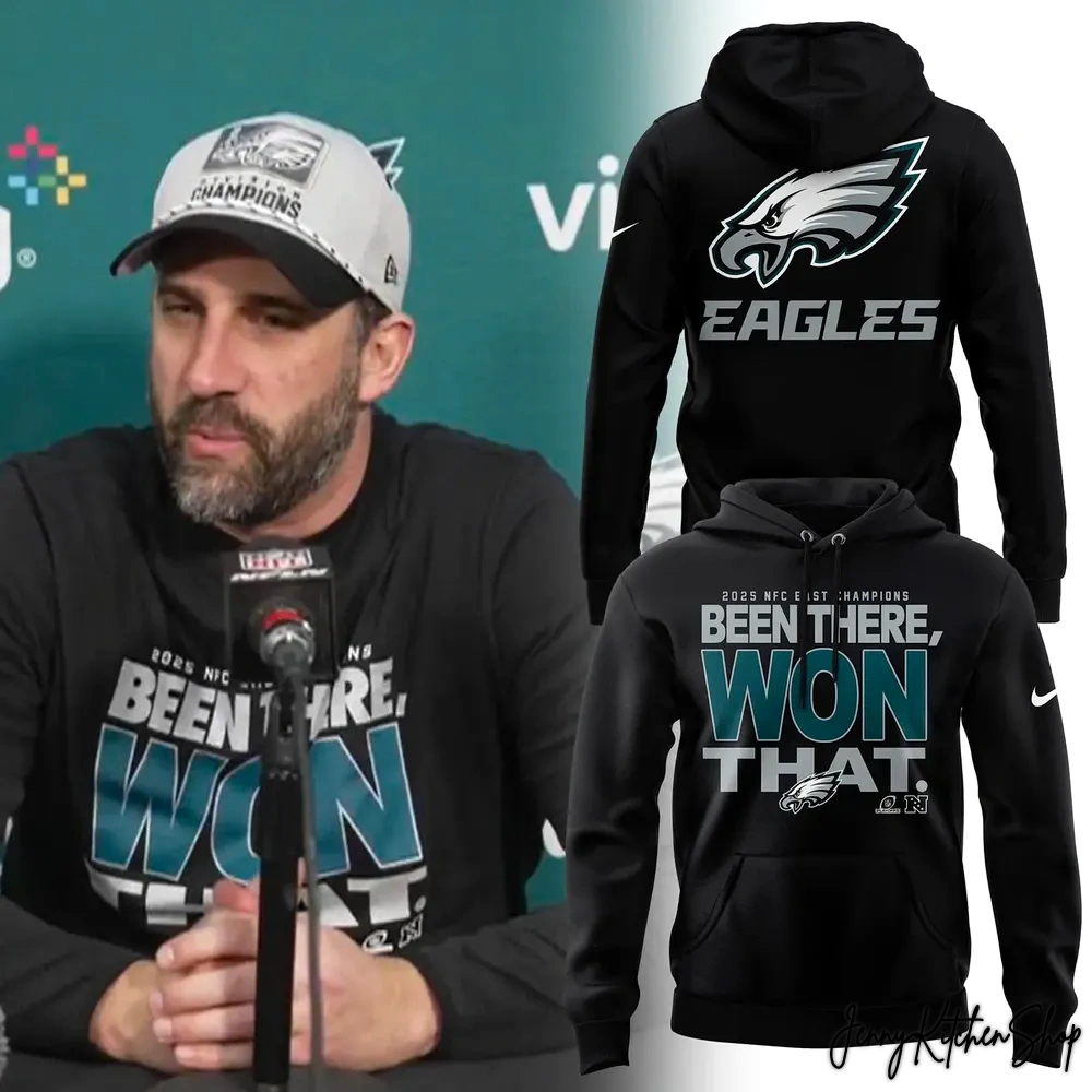 Philadelphia Eagles 2025 NFC East Division Champions Limited Hoodie