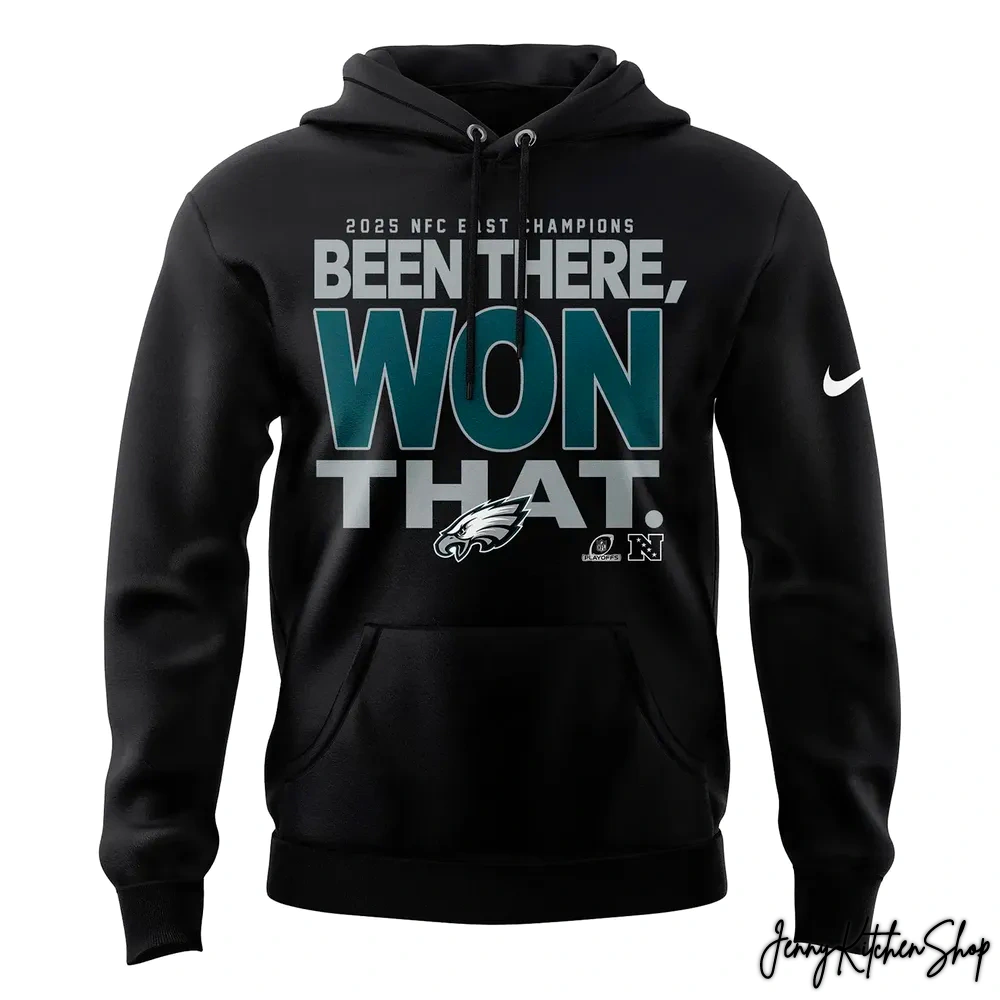 Philadelphia Eagles 2025 NFC East Division Champions Limited Hoodie