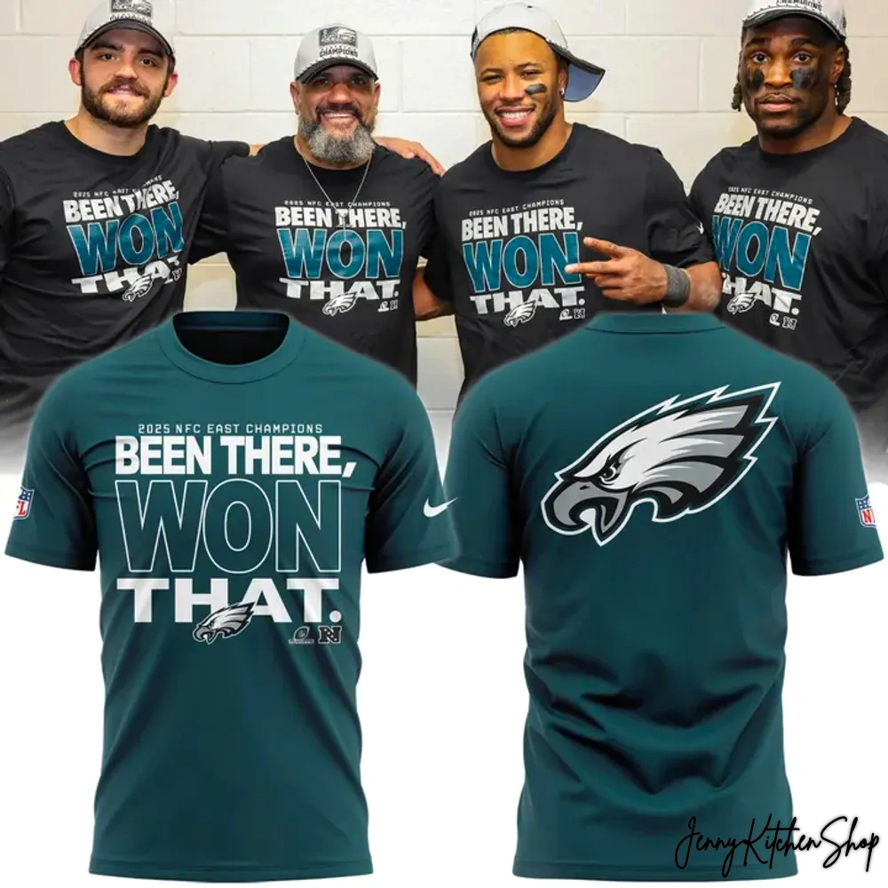 Philadelphia Eagles 2025 NFC Fast Champions Limited T-Shirt