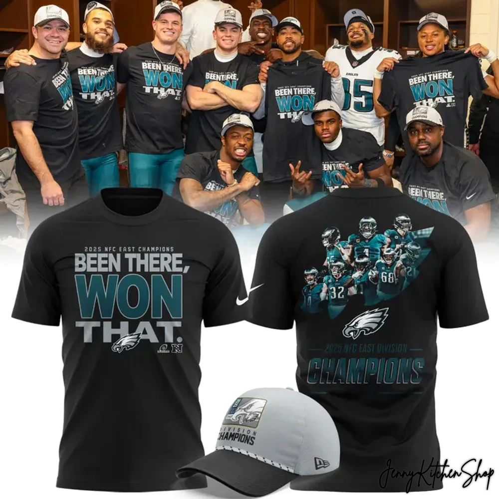 Philadelphia Eagles 2025 NFC Fast Champions Limited T-Shirt