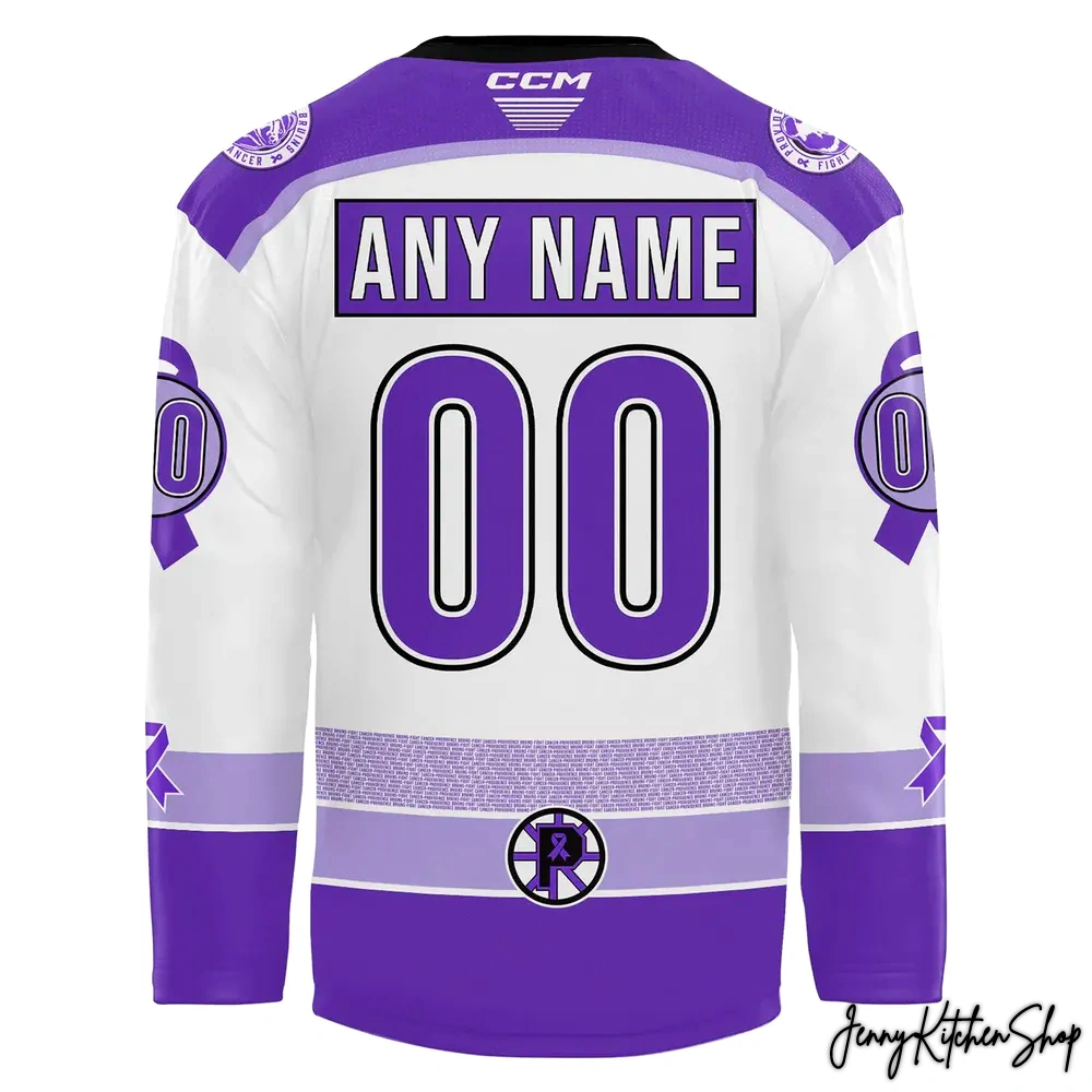 Providence Bruins 2025 Hockey Fight Cancer Jersey
