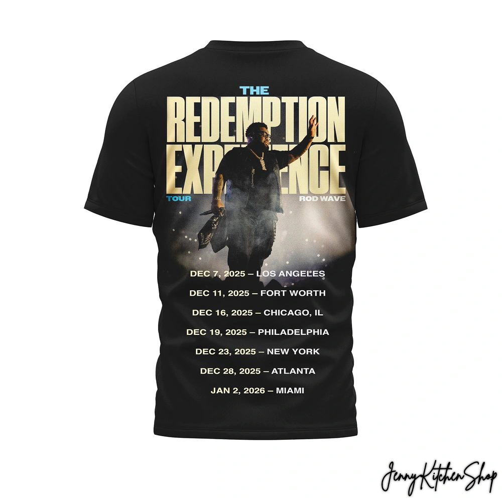 Rod Wave The Redemption Experience Tour 2025 Shirt