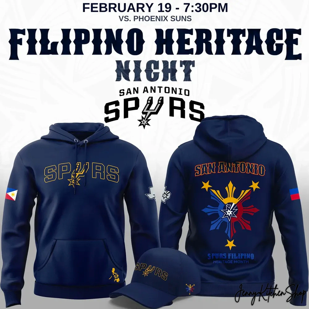 San Antonio Spurs Filipino Heritage Night Hoodie