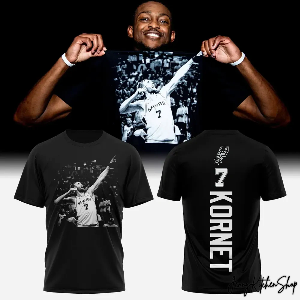 San Antonio Spurs Luke Kornet Limited T-shirt