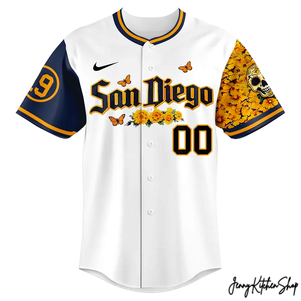 San Diego Padres City Connect Concept Baseball Jersey