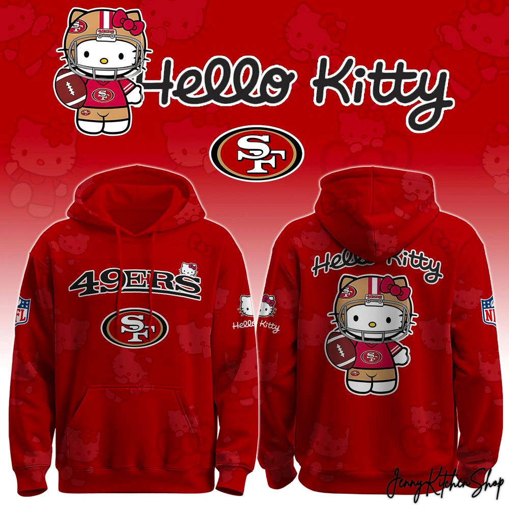 San Francisco 49ers Hello Kitty For Fans Hoodie