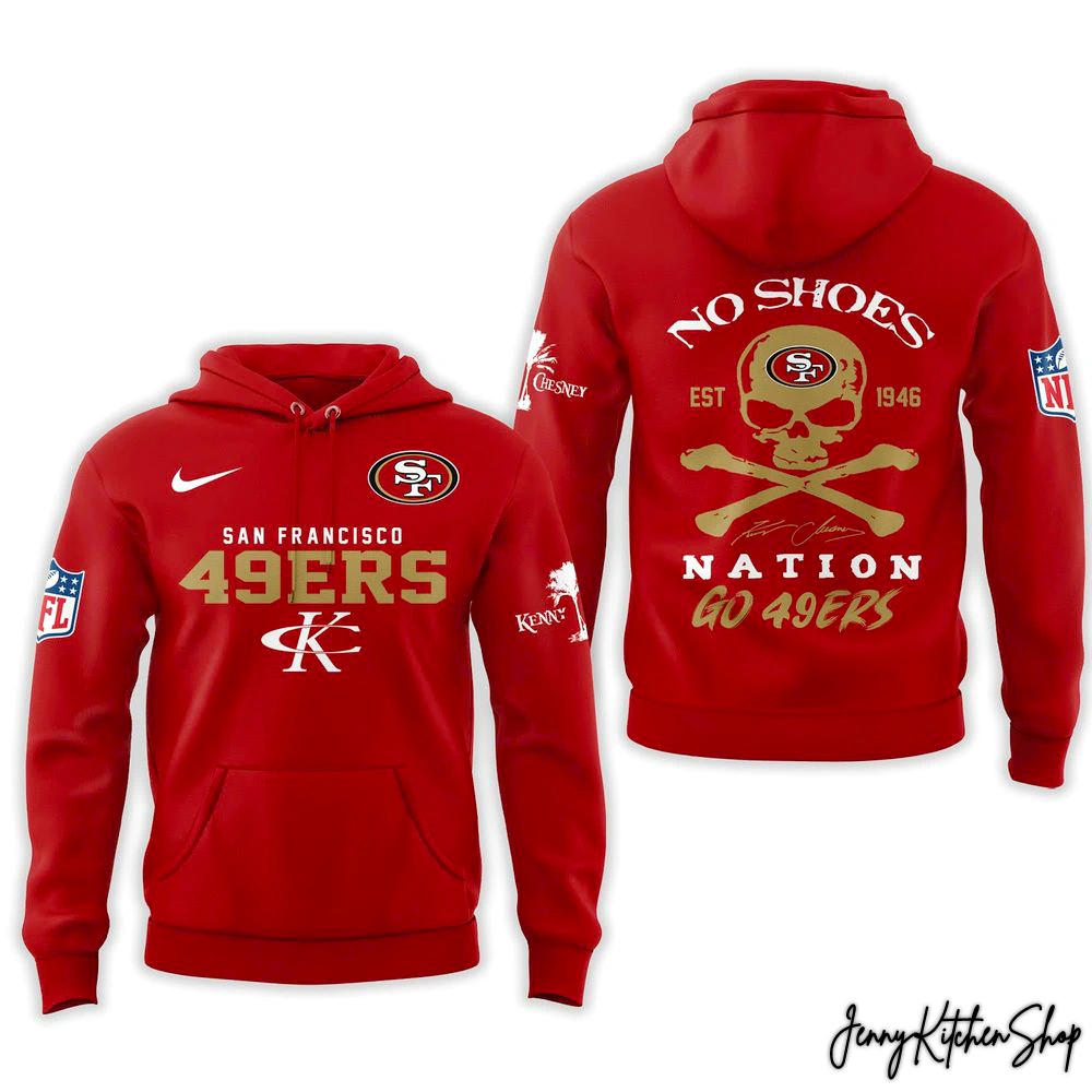 San Francisco 49ers x Kenny Chesney No Shoes Nation Red Collection Hoodie