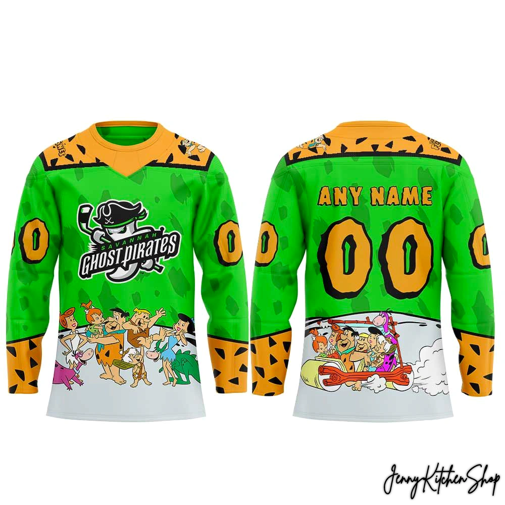 Savannah Ghost Pirates Flintstone Night Limited Hockey Jersey