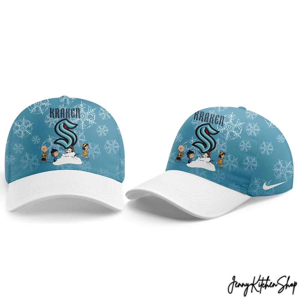 Seattle Kraken Peanuts Winter Hockey Jersey
