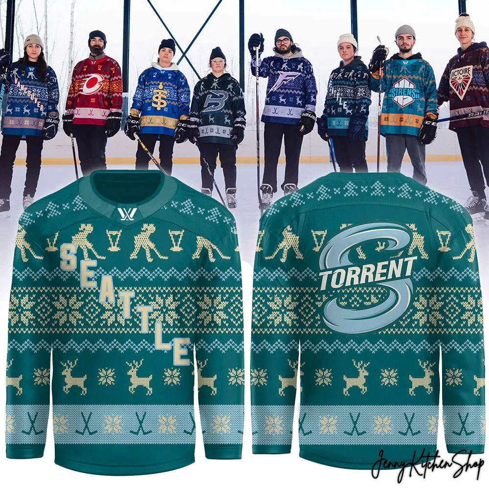 Seattle Torrent PWHL Holiday New Hockey Jersey